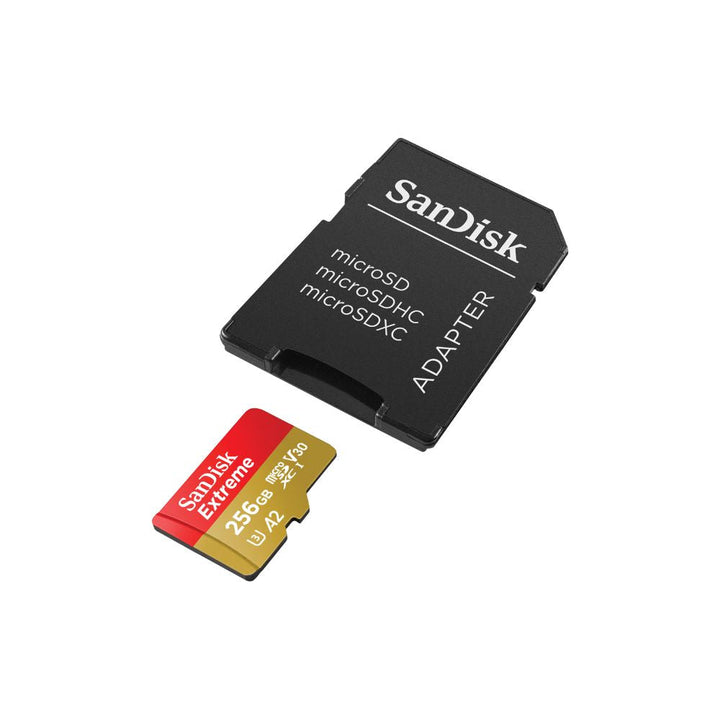 SanDisk Extreme MicroSD/SD - 190MB/s - 256GB