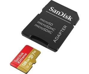 SanDisk Extreme MicroSD/SD - 190MB/s - 128GB