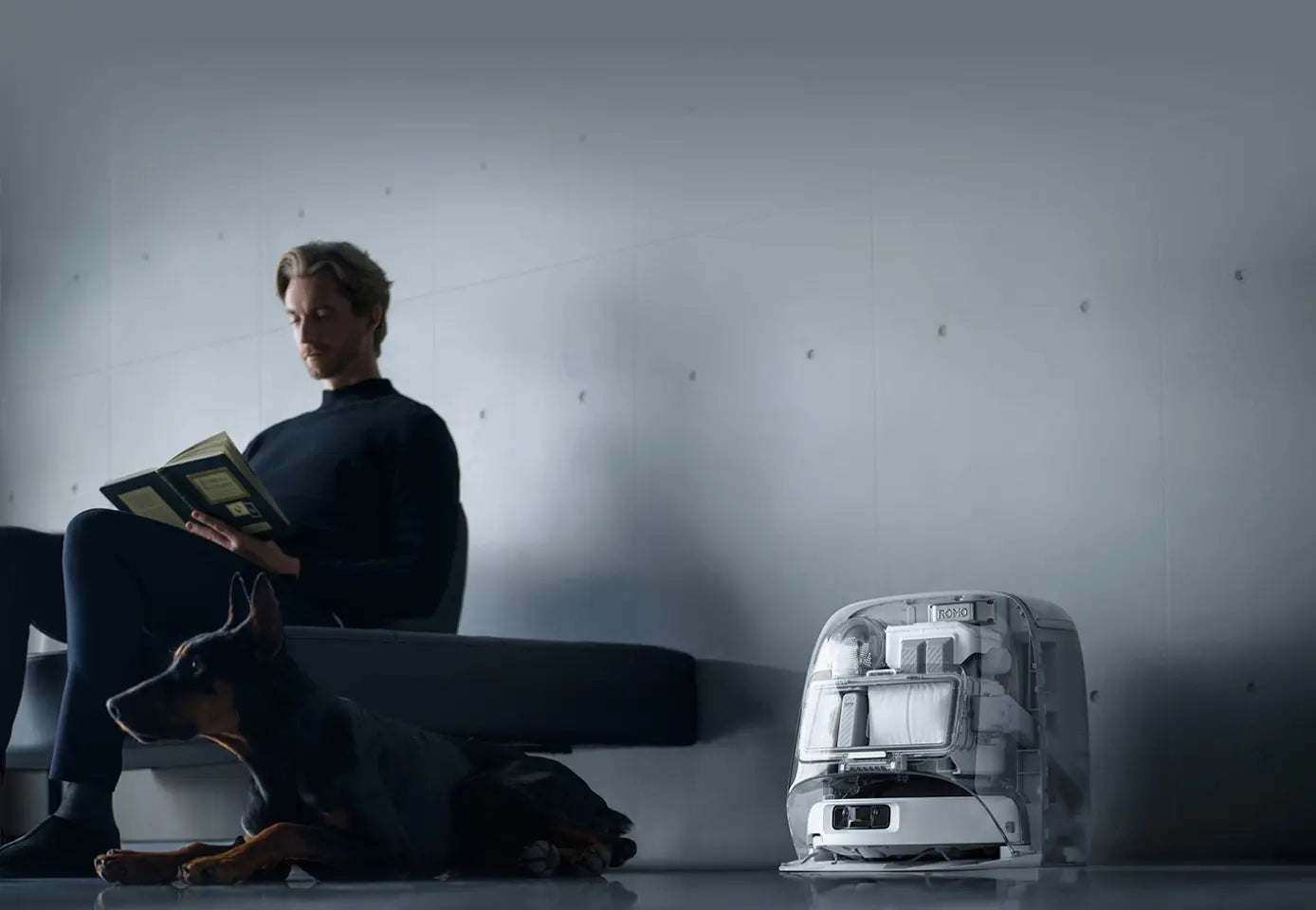 שואב אבק רובוטי ROMO P מבית DJI